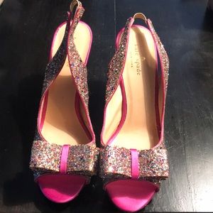 Kate spade multi colored pumps